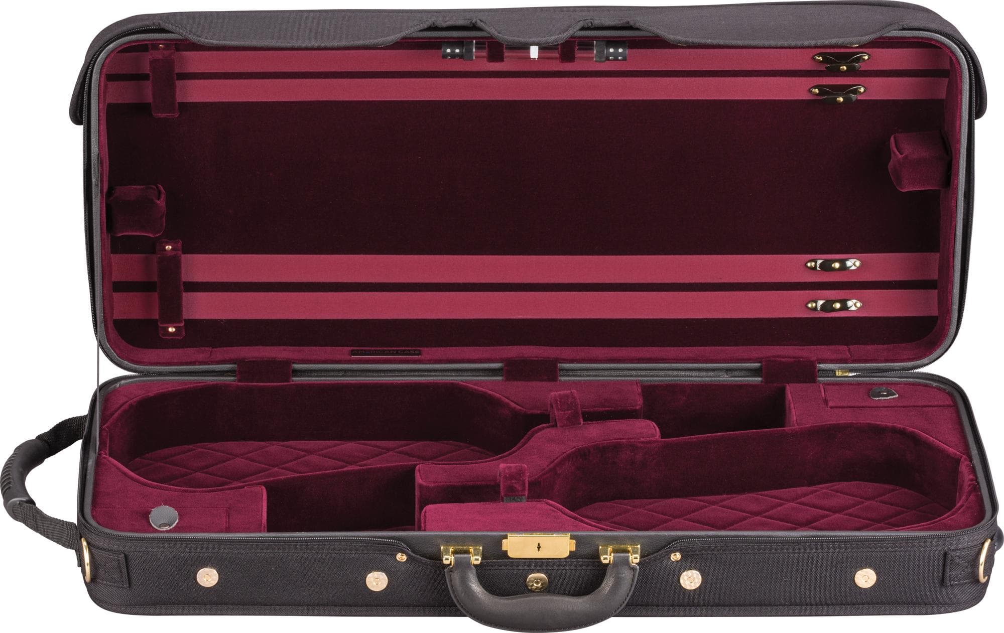 American Case Company Continental Double Violin Case
