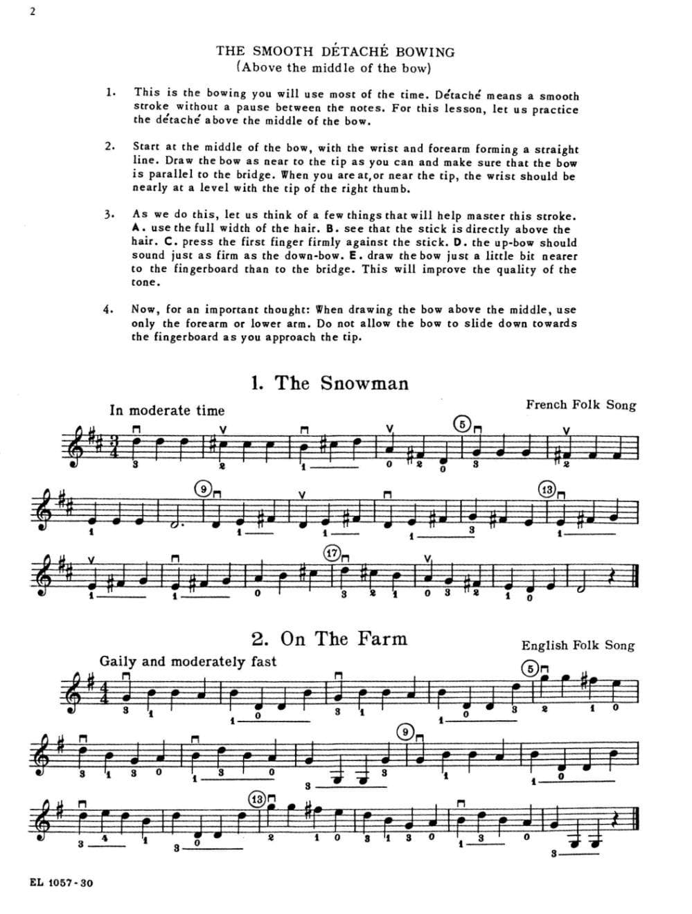Applebaum, Samuel - Building Technique With Beautiful Music Volume 1 for Violin  - Belwin/Mills Publication - Image 2
