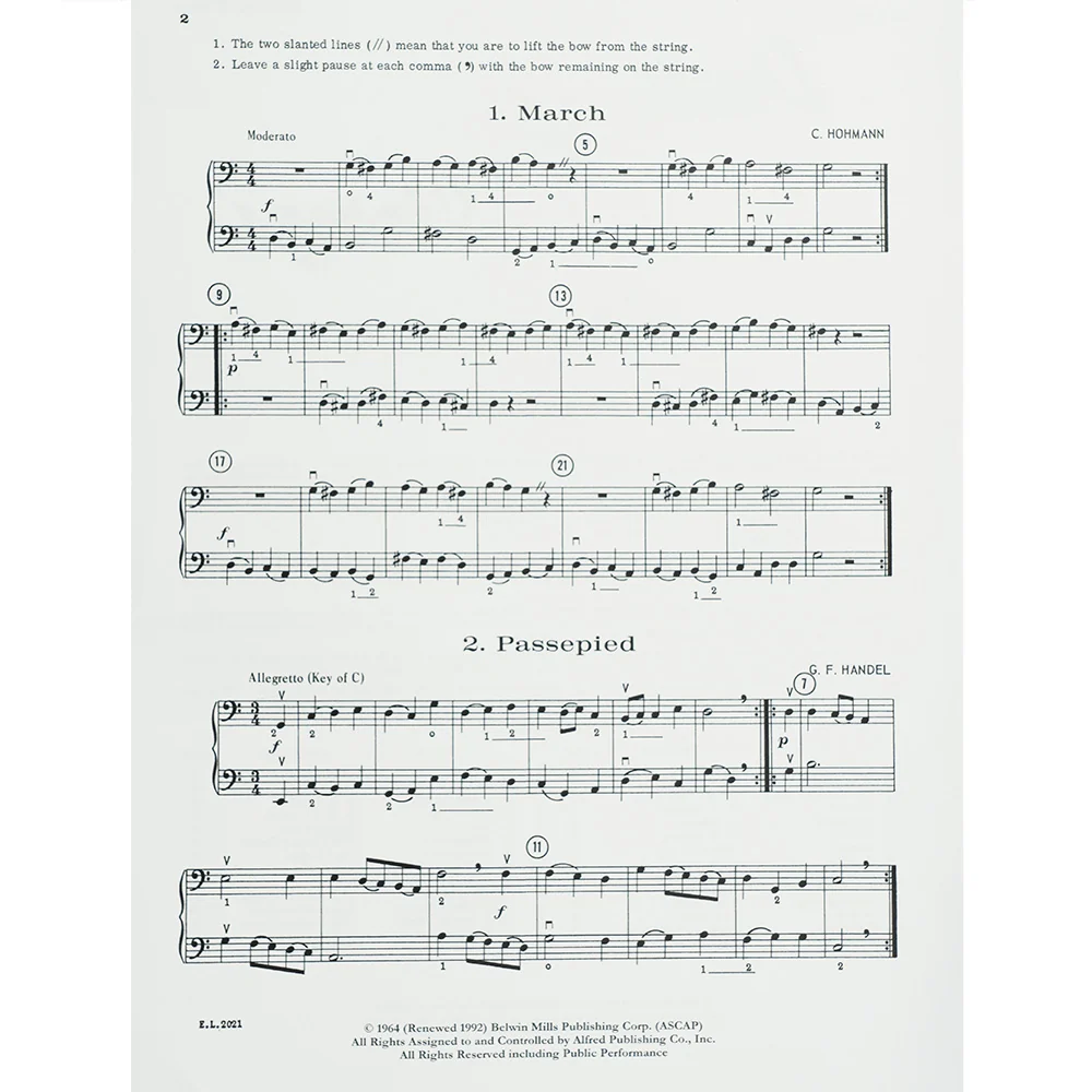 Applebaum - Duets for Strings, Book II (Bass) - Image 3