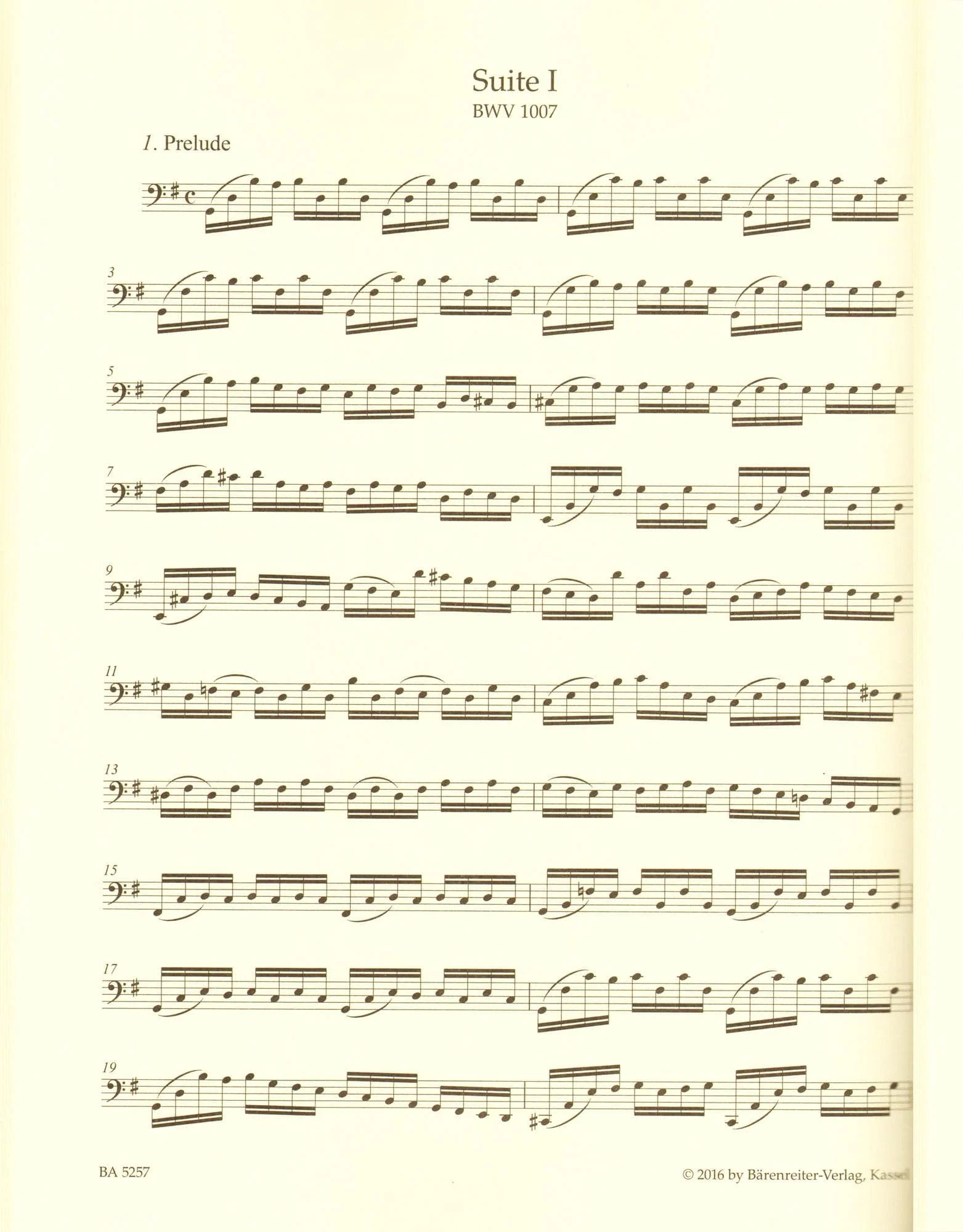 Bach, JS - 6 Suites, BWV 1007 1012 - Cello solo - edited by Andrew Talle - Bärenreiter Verlag URTEXT - Image 5