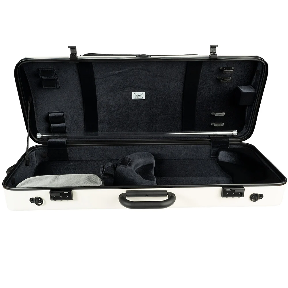 BAM Hightech Oblong Viola Case White with pocket - Image 3