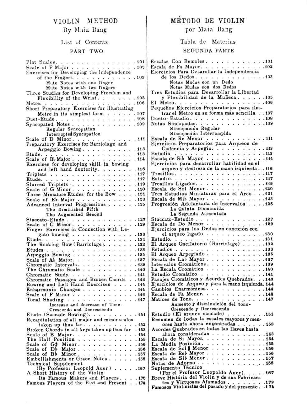 Bang, Maia - Violin Method, Book 2 (English and Spanish Text) - Carl Fischer Edition - Image 2