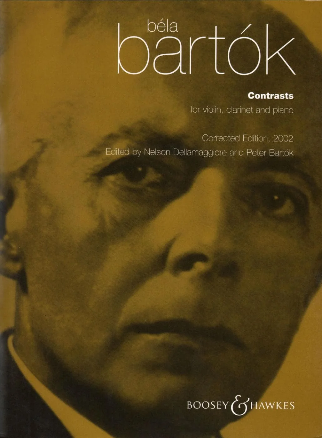 Bartok, Bela - Contrasts Sz 116 for Violin, Clarient and Piano (Corrected Edition 2002) - Edited by Dellamaggiore and Bartok - Boosey & Hawkes Edition
