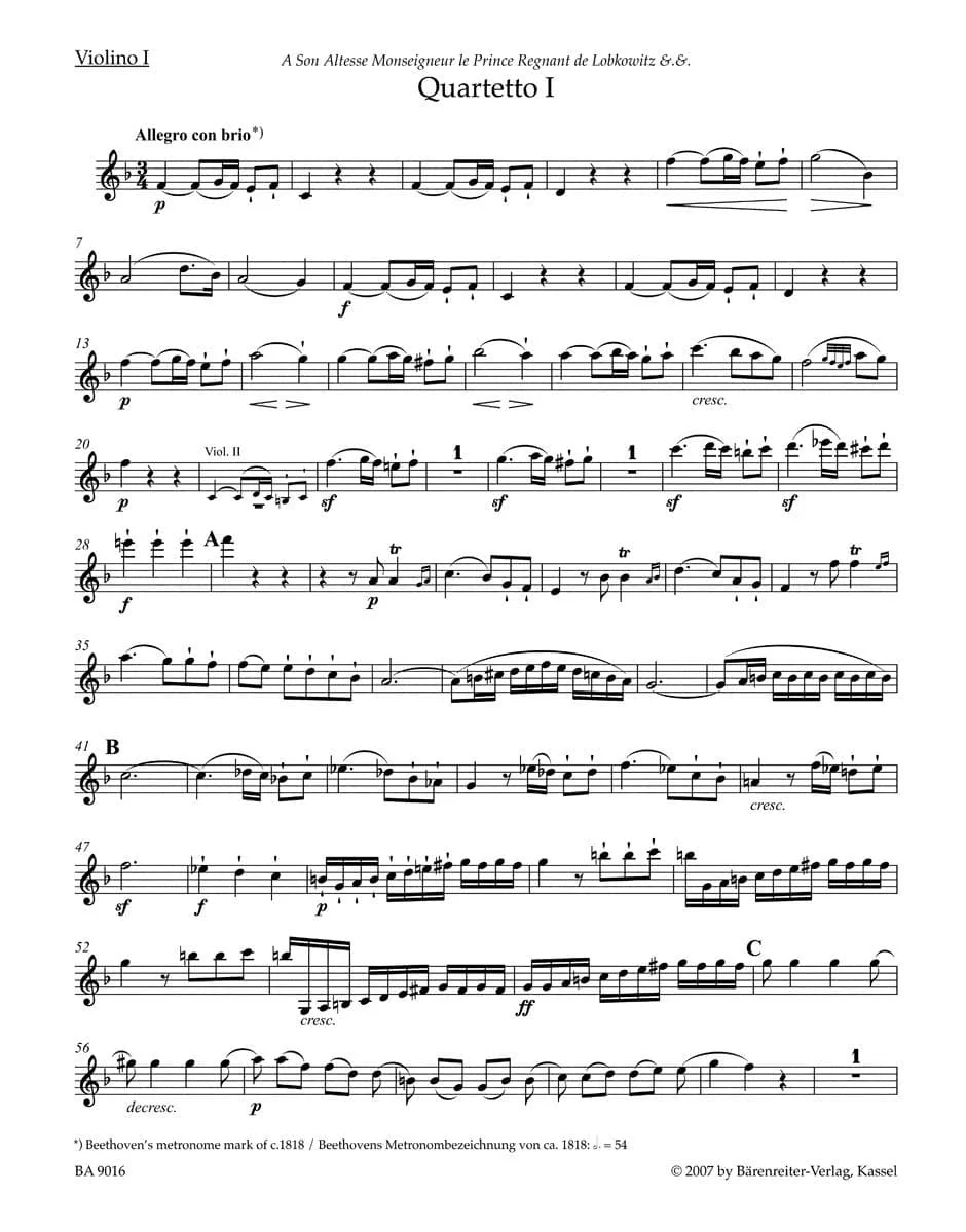 Beethoven, Ludwig - 6 String Quartets Op 18 - Image 2
