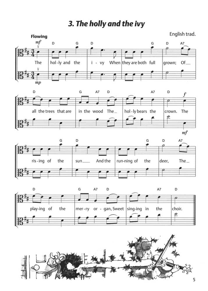 Blackwell, Kathy and David  - Viola Time Christmas - for Viola - Book/CD - Oxford University Press Publication - Image 3