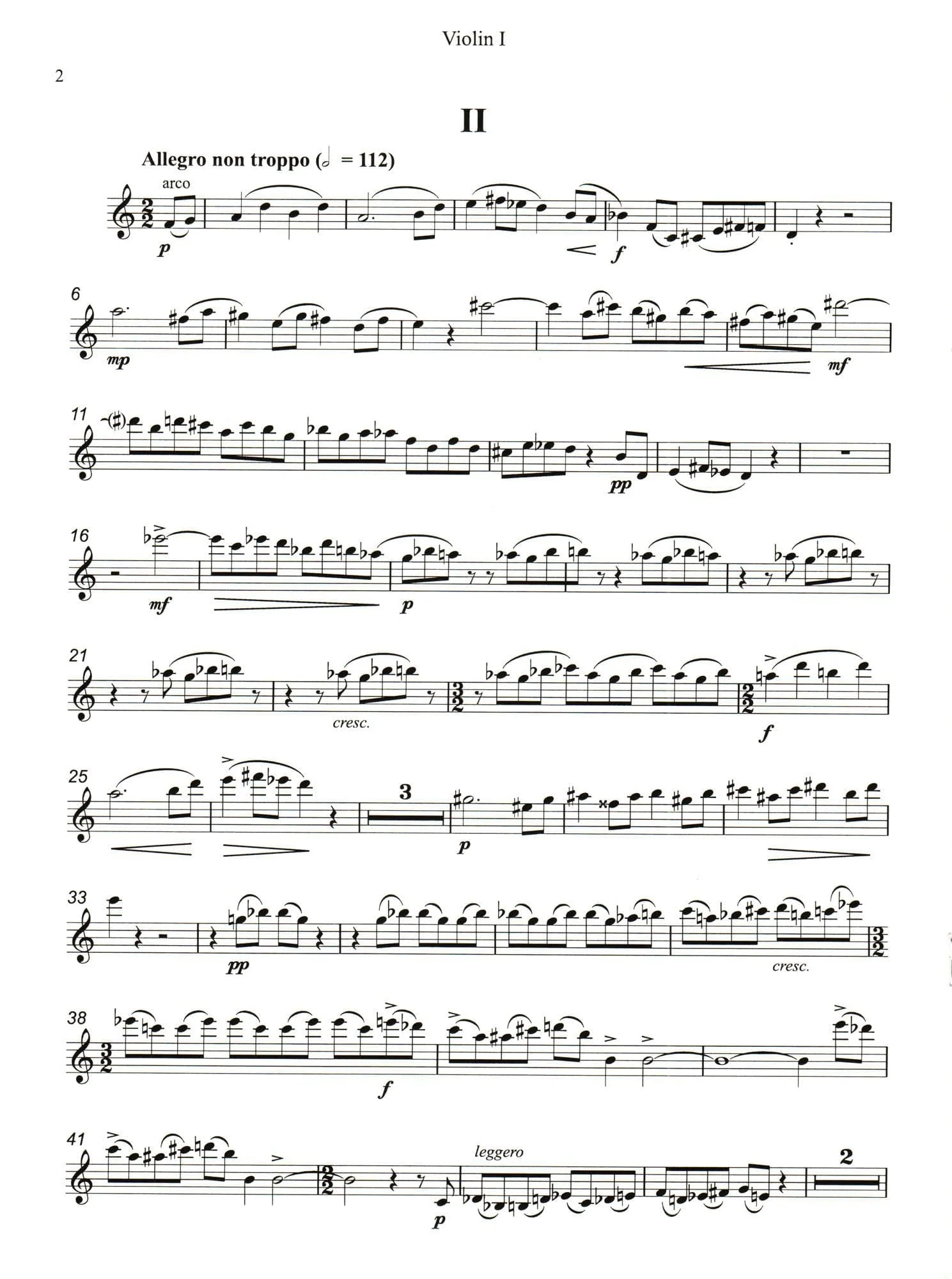 Bolcom, William - String Quartet No. 5 - Score and Parts - Edward B. Marks Music Company - Image 3