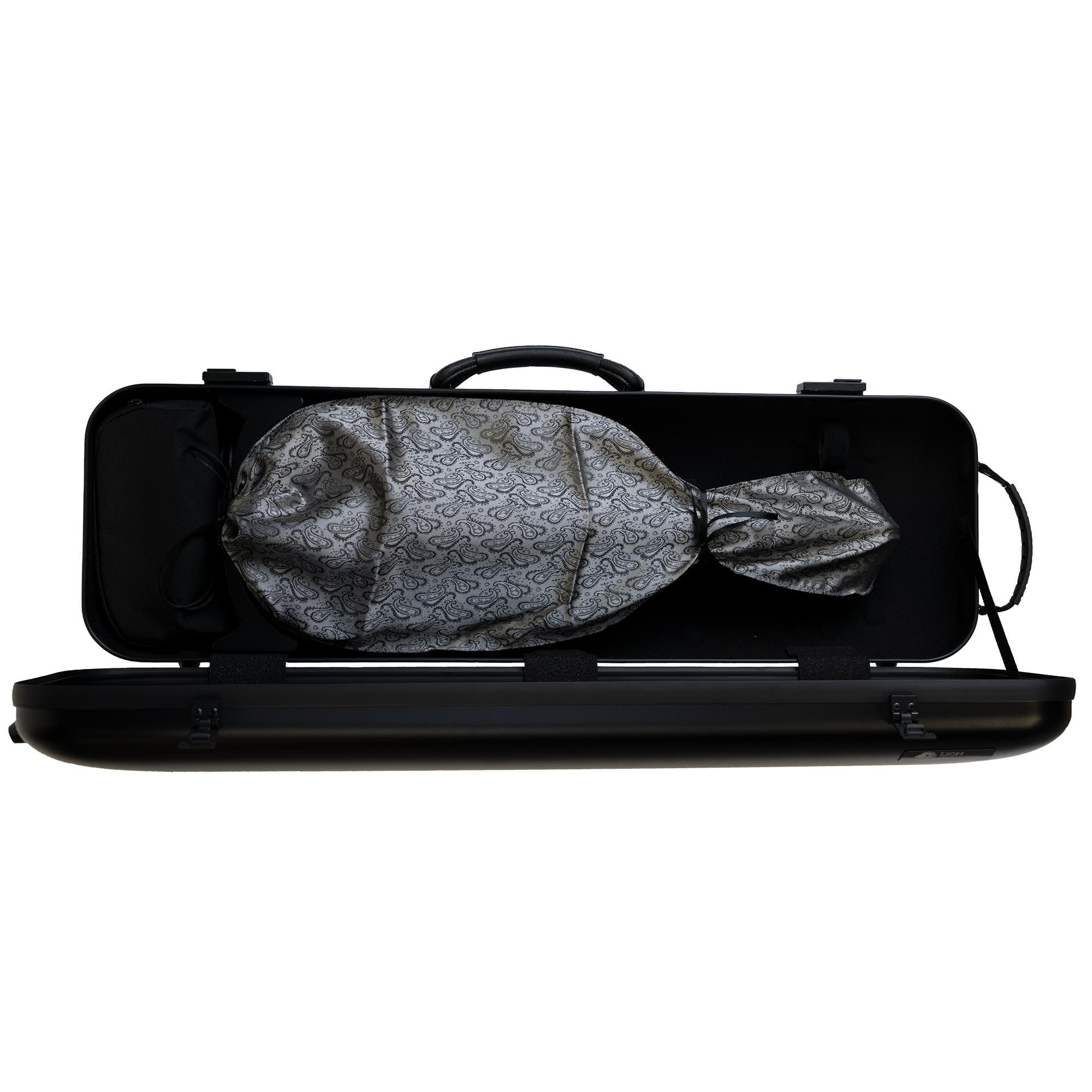 Carmen Bruna Viola Silk Bag - Image 19