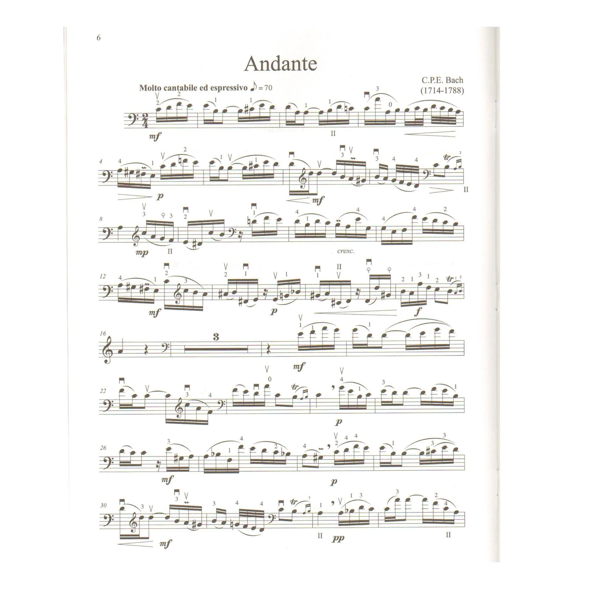 Solos for Young Cellists: Volume 7 - for Cello and Piano - by Carey Cheney - Image 4