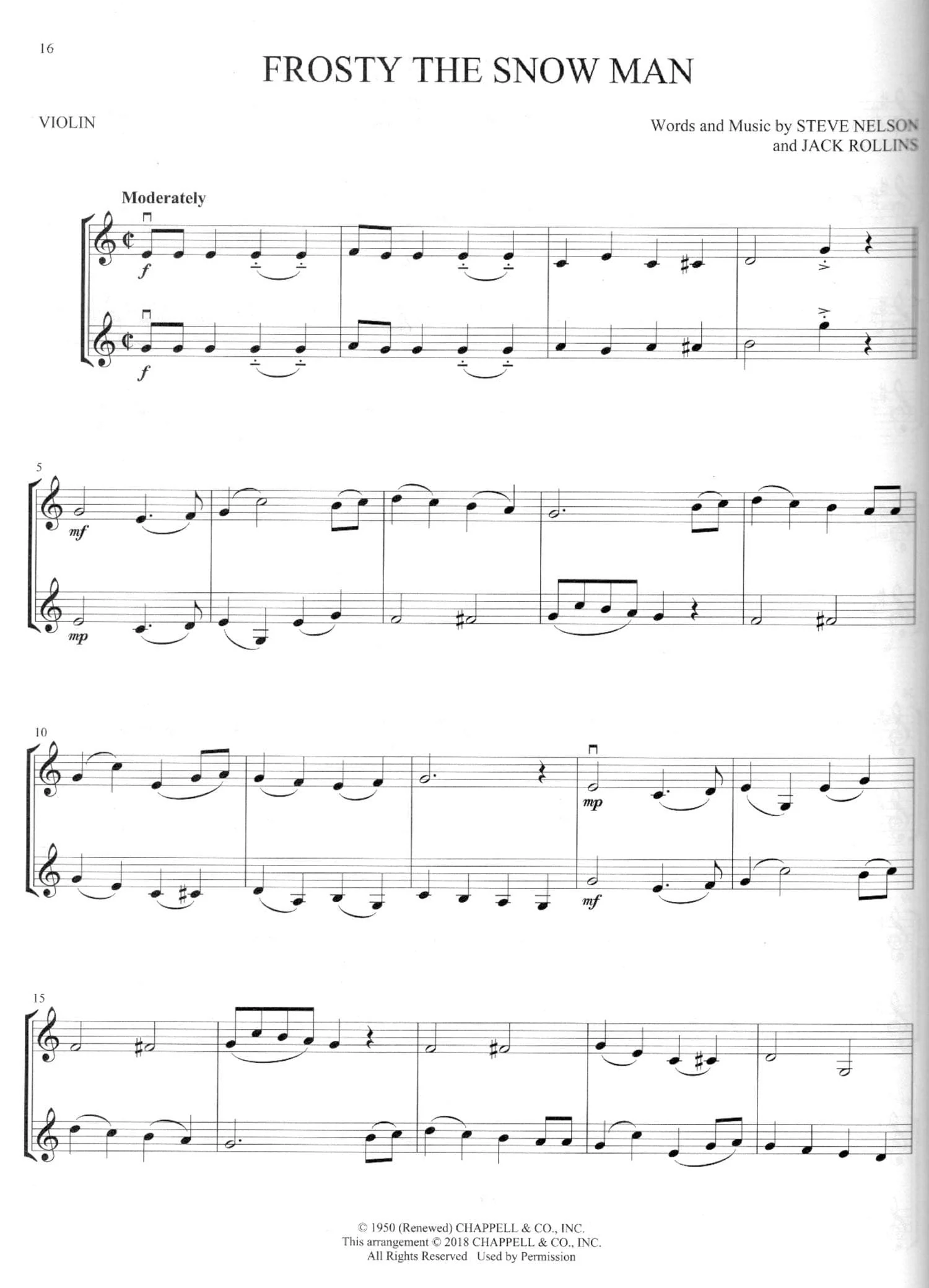 Christmas Favorites for Violin Duet - Image 3