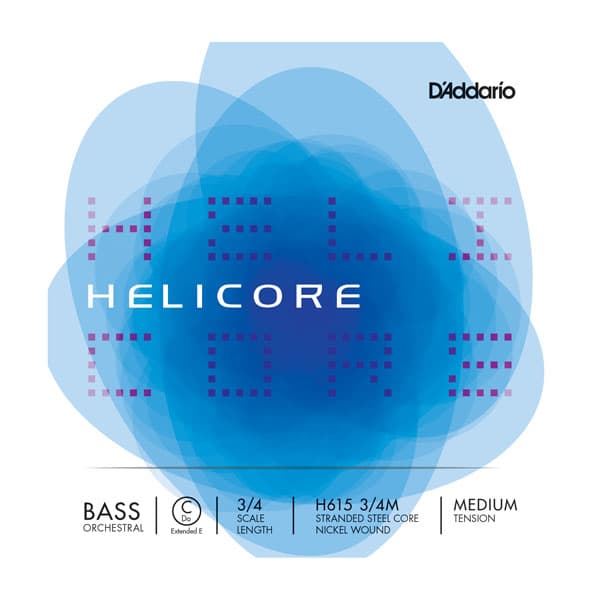 D'Addario Helicore Double Bass E String Extra Long Medium