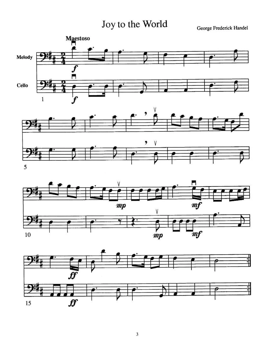 Duncan, Craig - Christmas Solos for Beginning Cello, Level 1 - Cello and Piano - Mel Bay Publications - Image 3