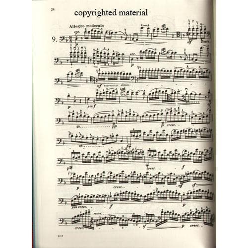 Duport, Jean-Louis - 21 Studies, Complete - Cello solo - edited by Pierre Fournier - International Edition - Image 3