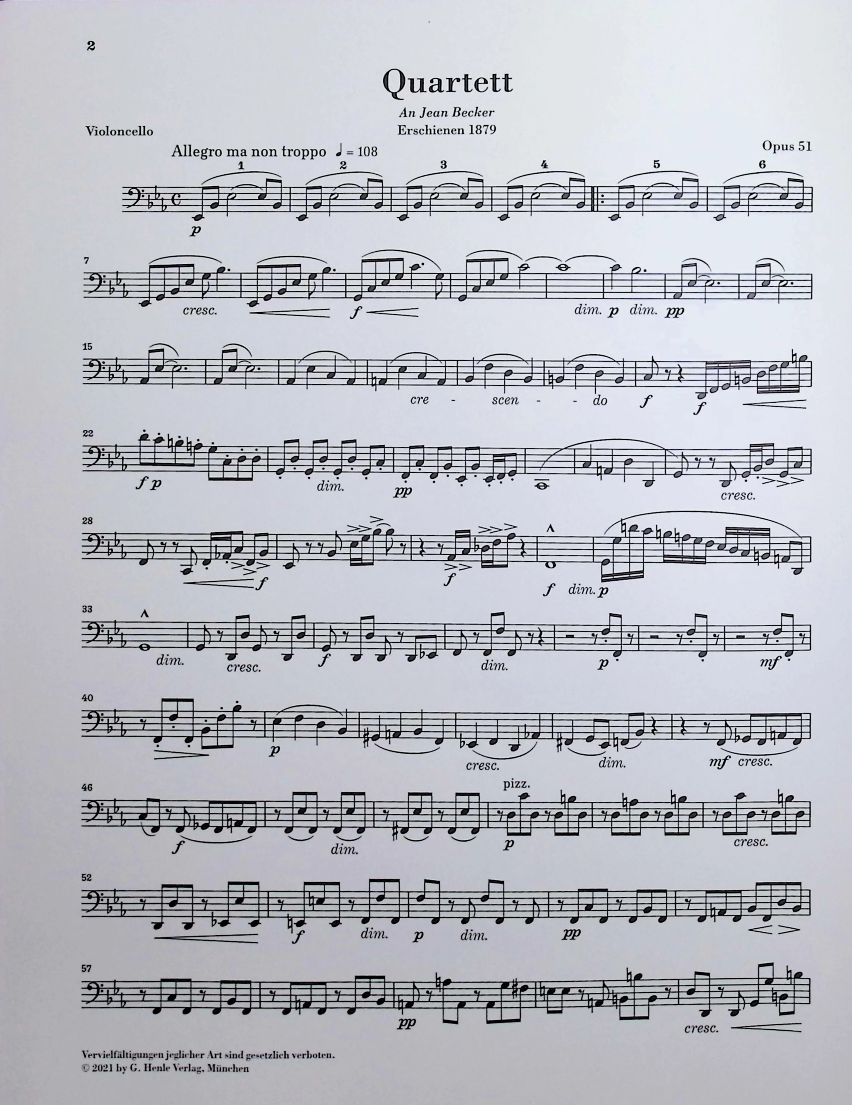 Dvorak, Antonin - String Quartet in Eb major - Edited by Jost - G. Henle Verlag - Image 5