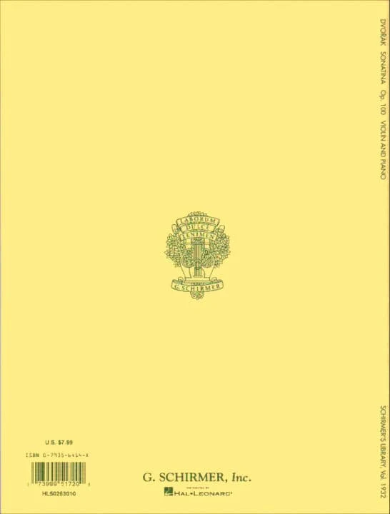 Dvo?ák, Antonín - Sonatina in G Major, Op 100 - Violin and Piano - edited by Rok Klop?i? - G Schirmer Edition - Image 3