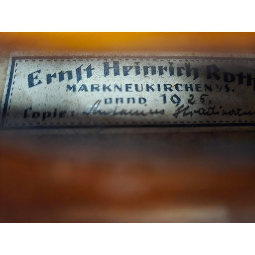 E.H. Roth "Strad" Violin, Markneukirchen, 1925 - Image 6
