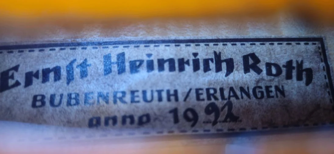 E.H. Roth Violin, Bubenreuth-Erlangen, 1992 - Image 9
