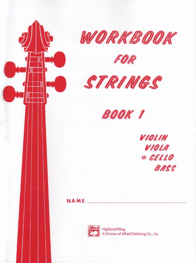 Etling, Forest - Workbook For Strings, Book 1 - Cello - Alfred Music Publishing