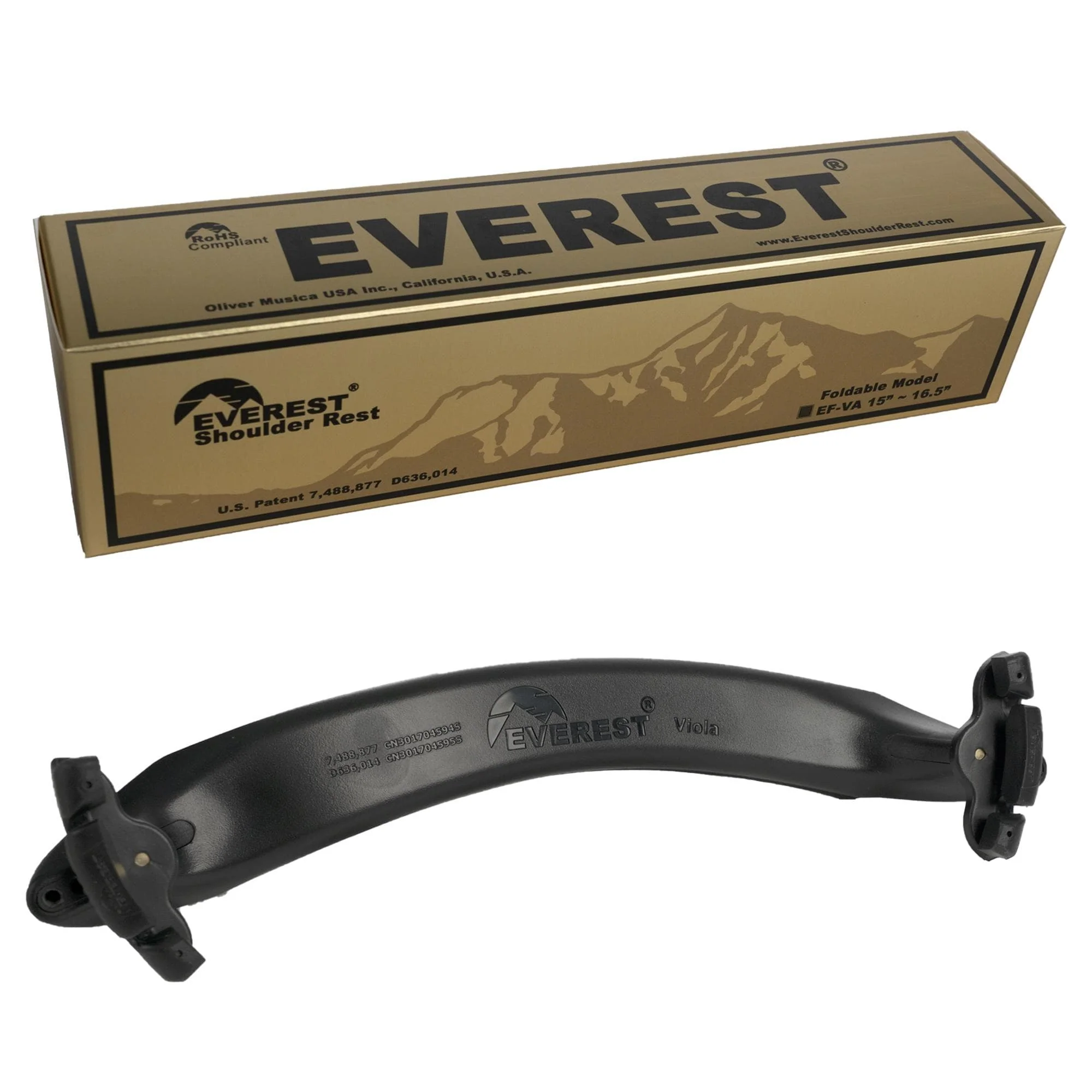 Everest Foldable Shoulder Rest - 15"-16.5" Size