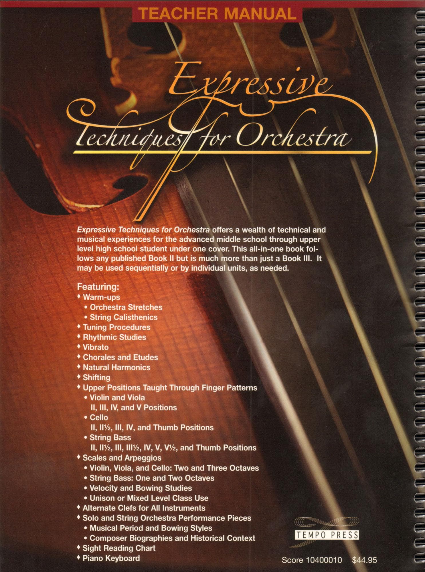 Expressive Techniques for Orchestra Teacher Manual - Image 4