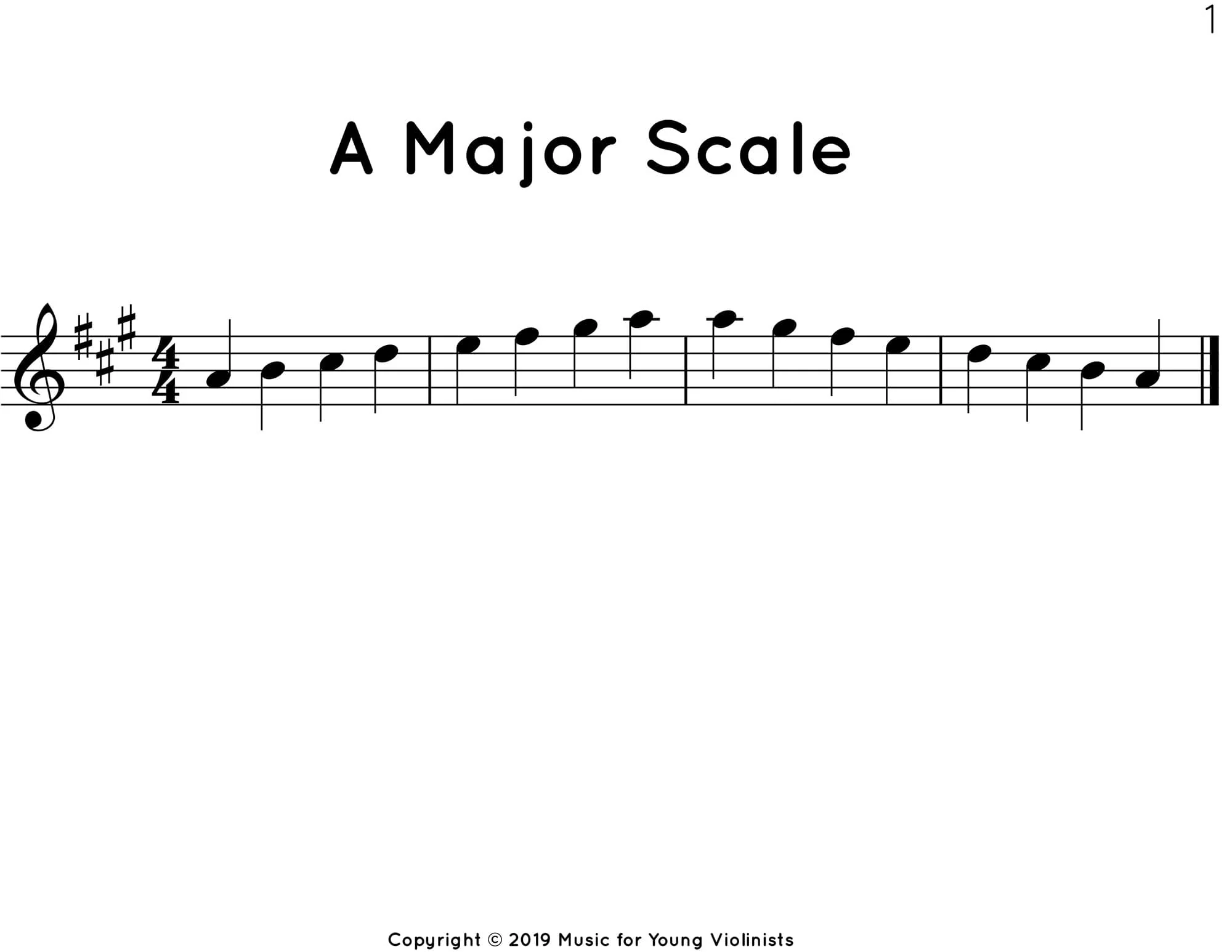 Figi, Heather - Music for Young Violinists, Large Print - Solos for Beginning Violin - Digital Download - Image 3