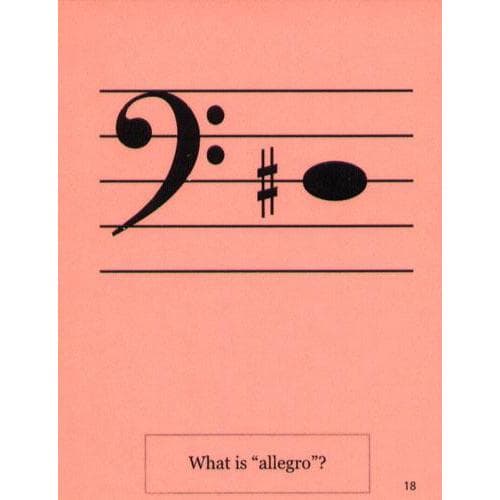 Laminated Cello Flash Cards - 32 Flashcard Set - Image 2
