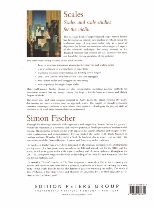Fischer, Simon - Scales and Scale Studies for Violin - Edition Peters - Image 4