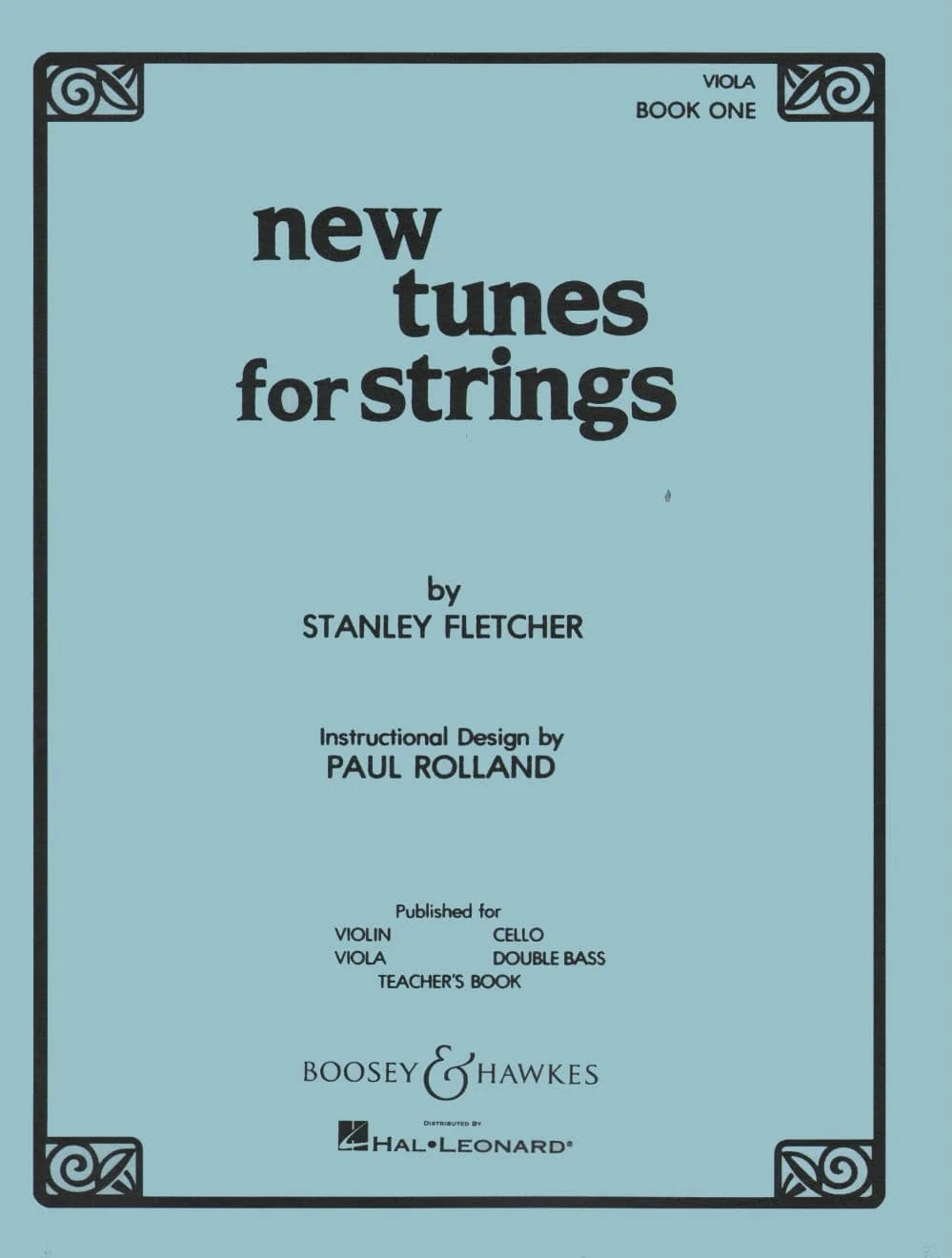 Fletcher, Stanley - New Tunes For Strings, Book 1 - Viola - Boosey & Hawkes Edition