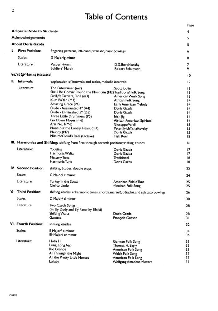 Gazda, Doris - High Tech for Strings - Bass - Carl Fischer Edition - Image 2
