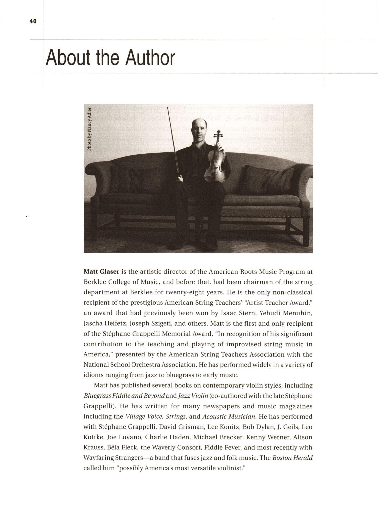 Fiddle Tunes on Jazz Changes - by Matt Glaser - for Violin with Audio Accompaniment Access - Berklee Press - Image 7