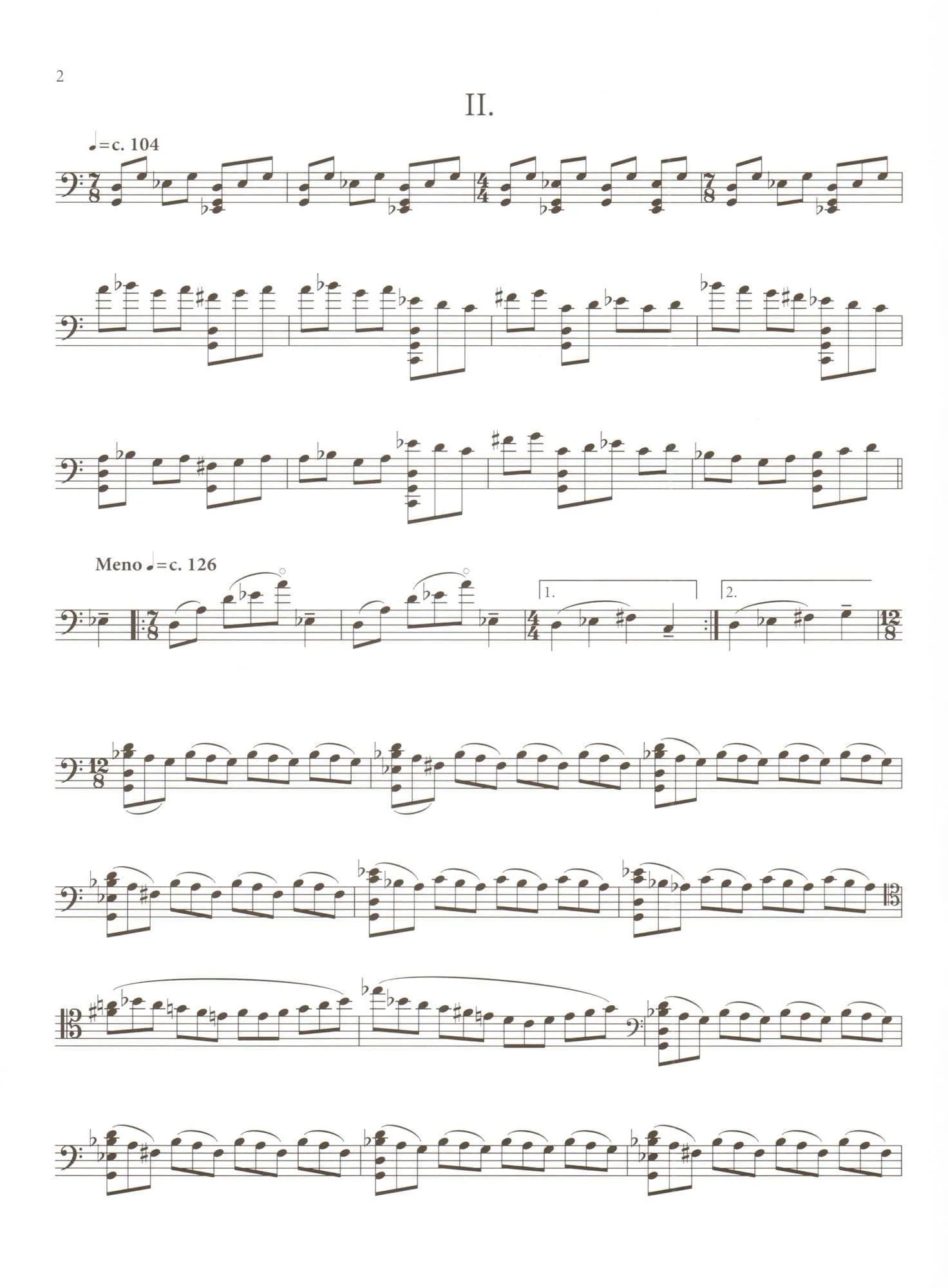 Glass, Philip - Songs and Poems - for Solo Cello - Chester Music - Image 2