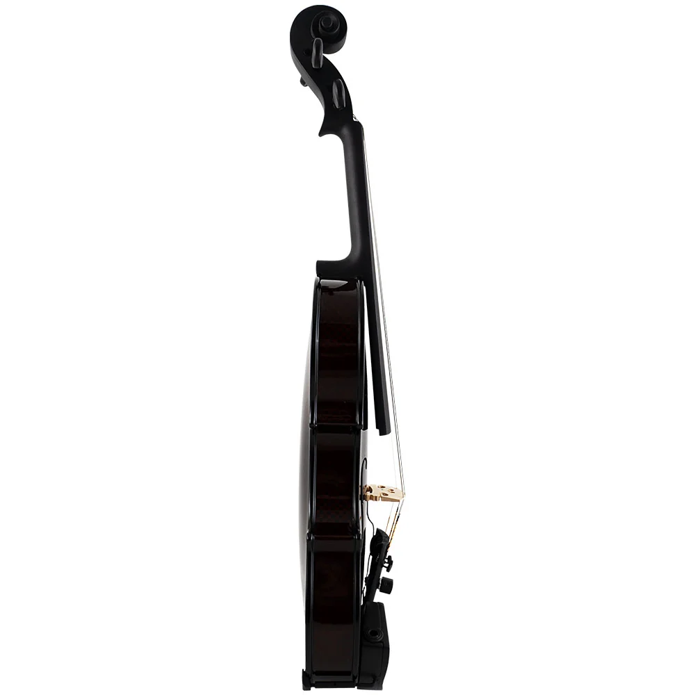 Glasser Carbon Composite Acoustic-Electric Violin Outfit - 4/4 Size - Orange - Image 3