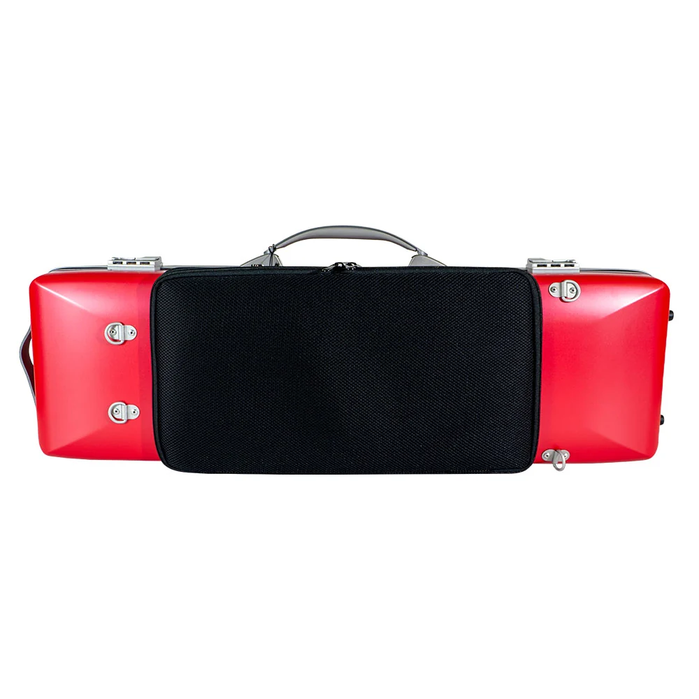 BAM Graffiti Hightech Oblong Violin Case - 4/4 Size - Raspberry and Silver - Image 6