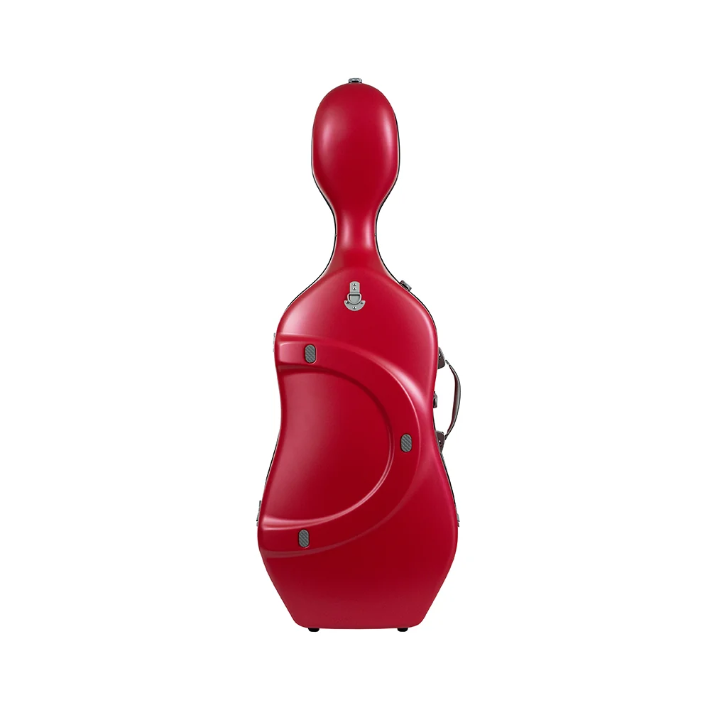 BAM Graffiti Hightech Slim Cello Case - 4/4 Size - Raspberry and Silver - Image 3
