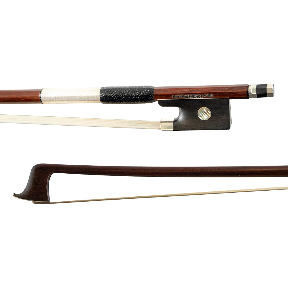 H.R. Wilhelm Two Star Violin Bow, Germany, Ebony/Silver