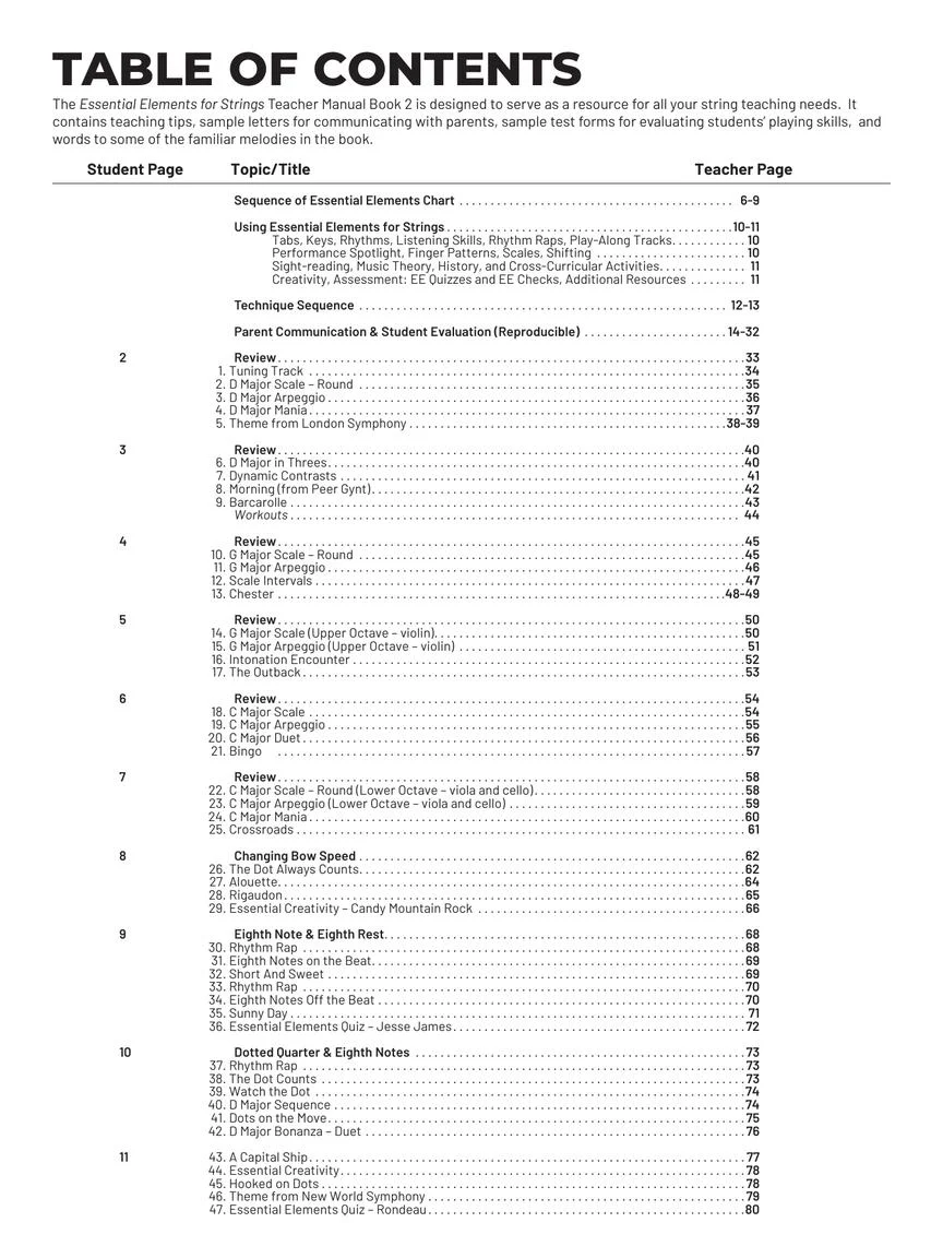 Hal Leonard Essential Elements for Strings, Book 2 - Teacher Manual - Allen/Gillespie/Hayes (ed. 2025) - Image 2