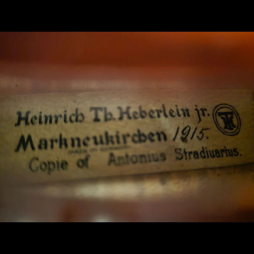 Heinrich Th. Heberlein, Jr. Violin, Markneukirchen, 1915 - Image 6