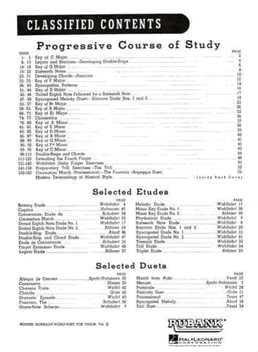 Hohmann/Wohlfahrt - Beginning Method for Violin, Volume 2 - compiled and edited by Harvey S Whistler - Rubank Edition (Hal Leonard) - Image 2
