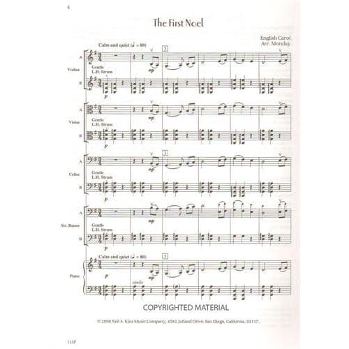 Monday, Deborah Baker - Holidays Extraordinaire! - Score - edited by Janice McAllister - Kjos Music Co - Image 3