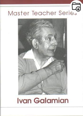 Ivan Galamian Master Teacher Series Volume 4