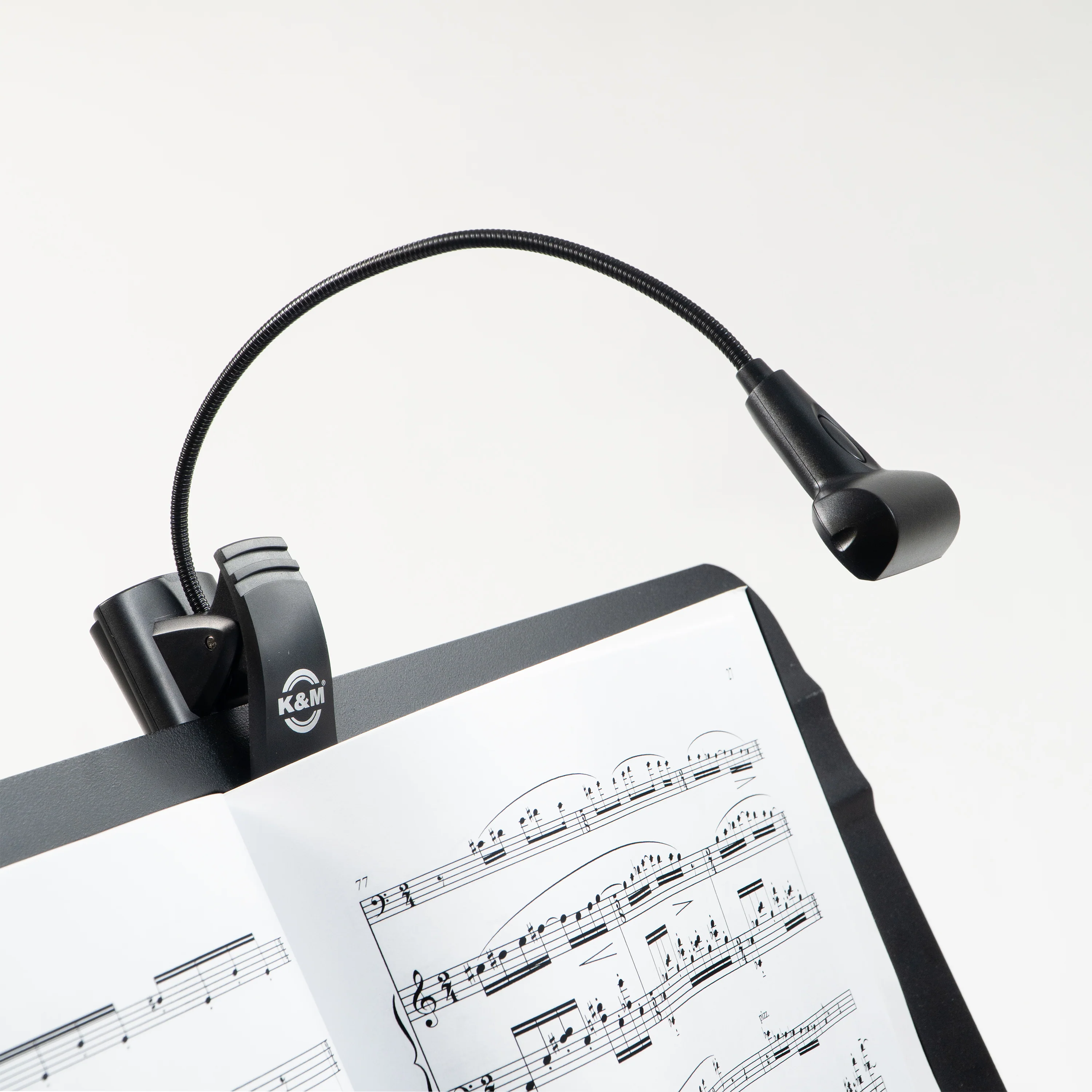 K&M T-Model 4-LED FlexLight for Music Stands - Black - Image 2