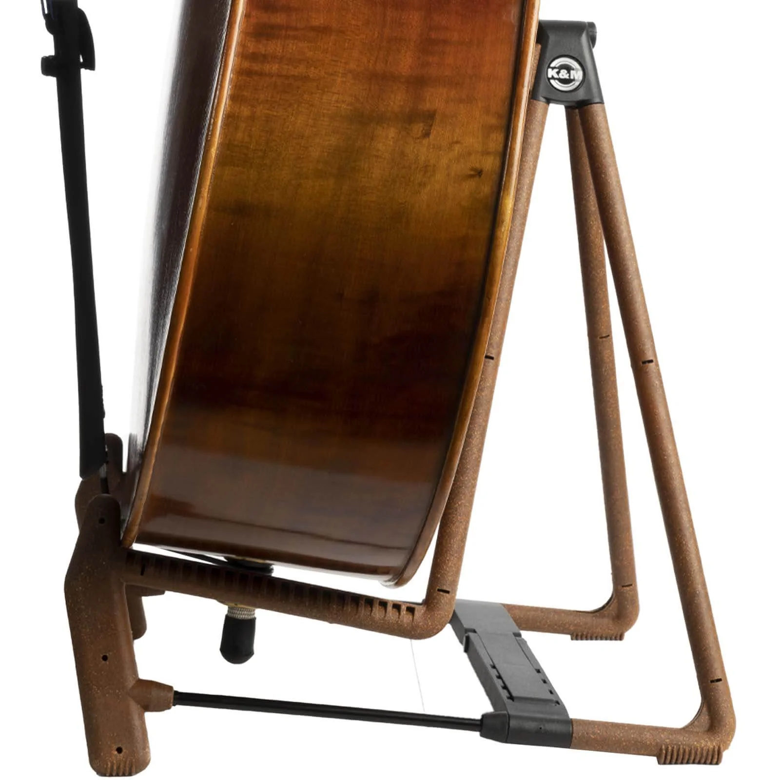 K&M A-Frame Display Stand for Cello and Guitar - Cork - Image 3