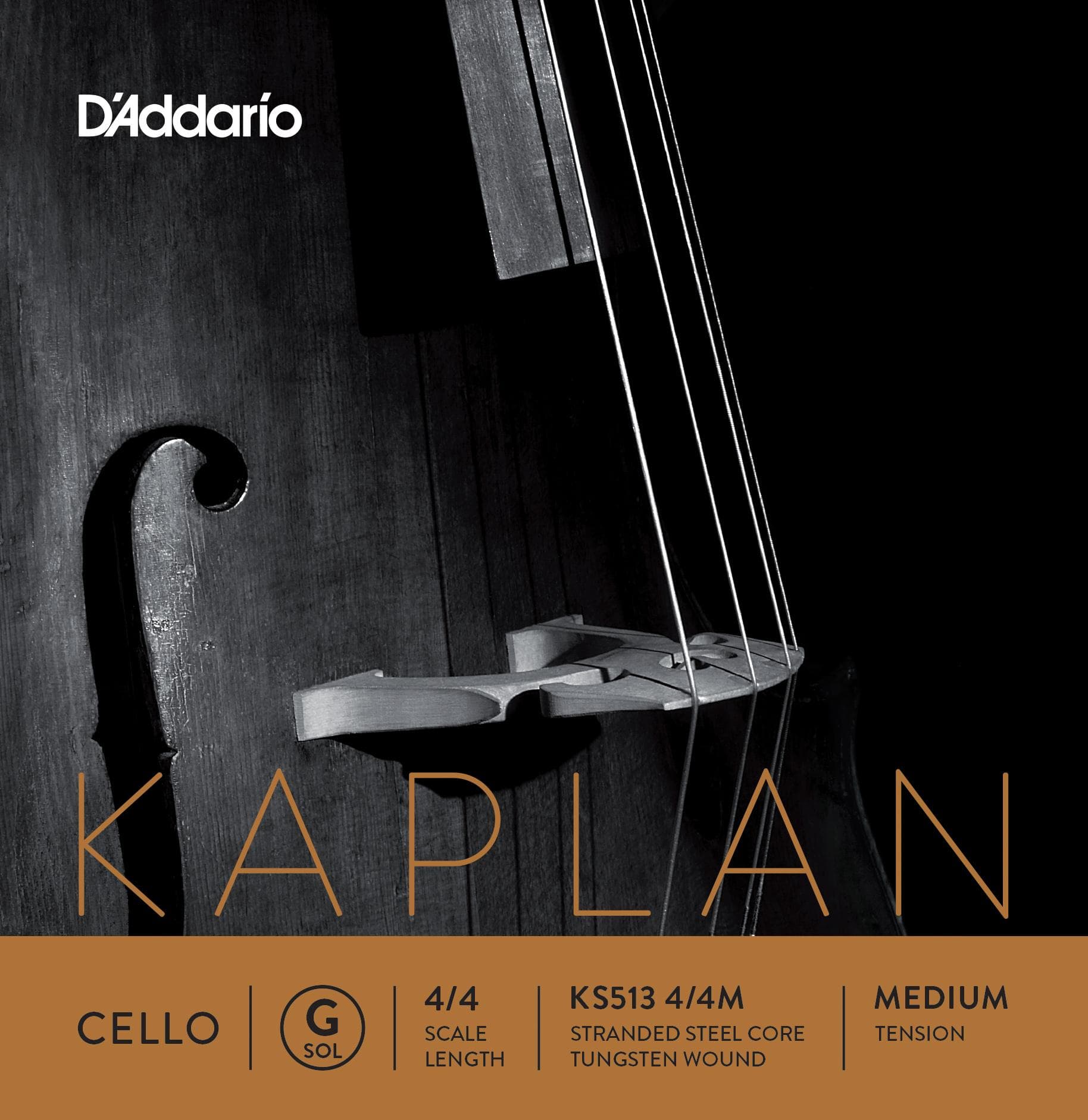 Kaplan Cello G String 4/4 Size Medium