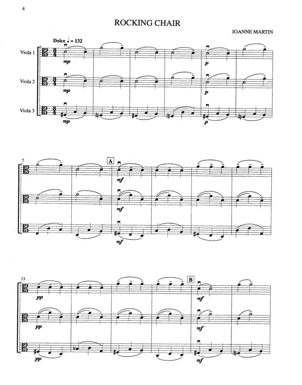 Martin, Joanne - Trio Tapestry for Viola - Flexible Scoring* - Alfred Music Publishing - Image 2