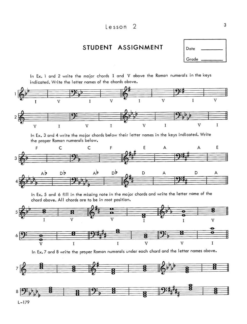 Master Theory Book 4: Elementary Harmony By Charles Peters and Paul Yoder Published by Neil A Kjos Music Company - Image 3