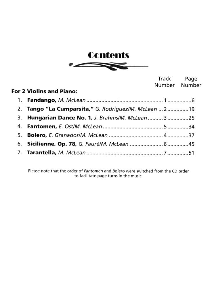 McLean, Michael - Care To Tango? Book 2 - for Two Violins and Piano - Alfred - Image 2