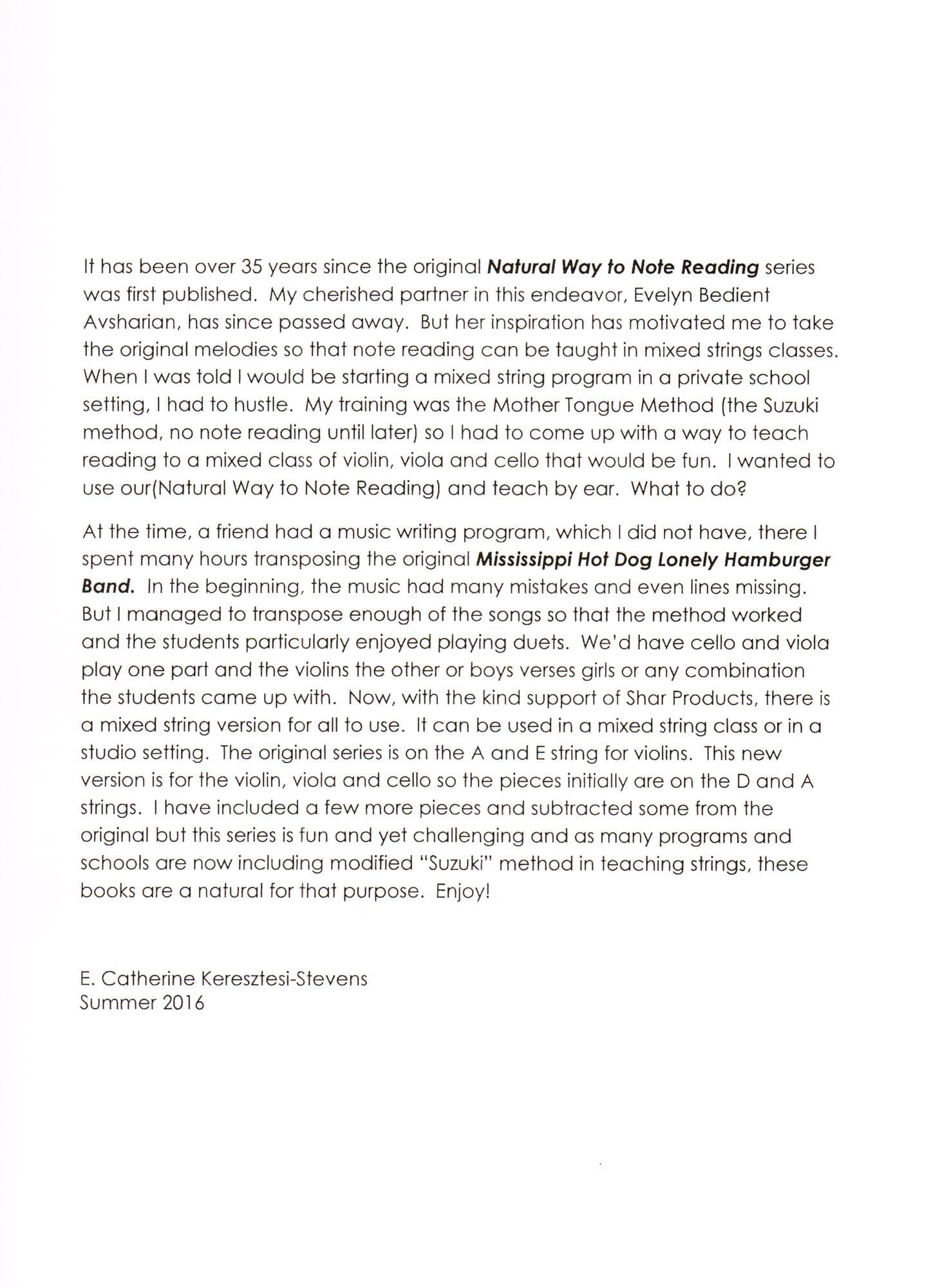 Mississippi Series for Beginning Strings - Viola book - by E. Catherine Keresztesi-Stevens - Image 2