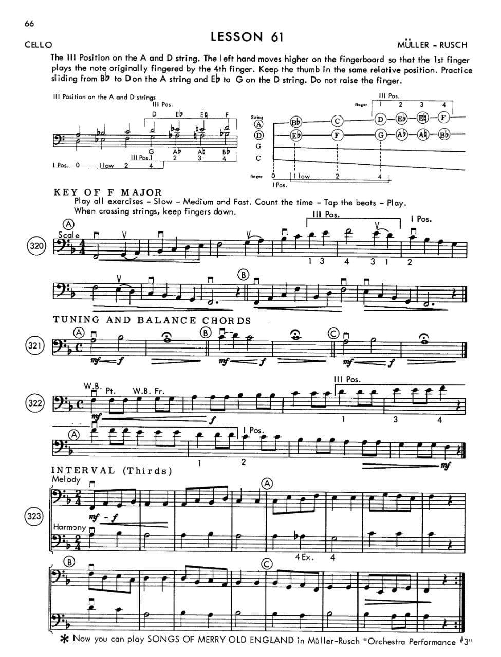 Müller/Rusch - String Method, Book 3 - Cello - Kjos Music Co - Image 2