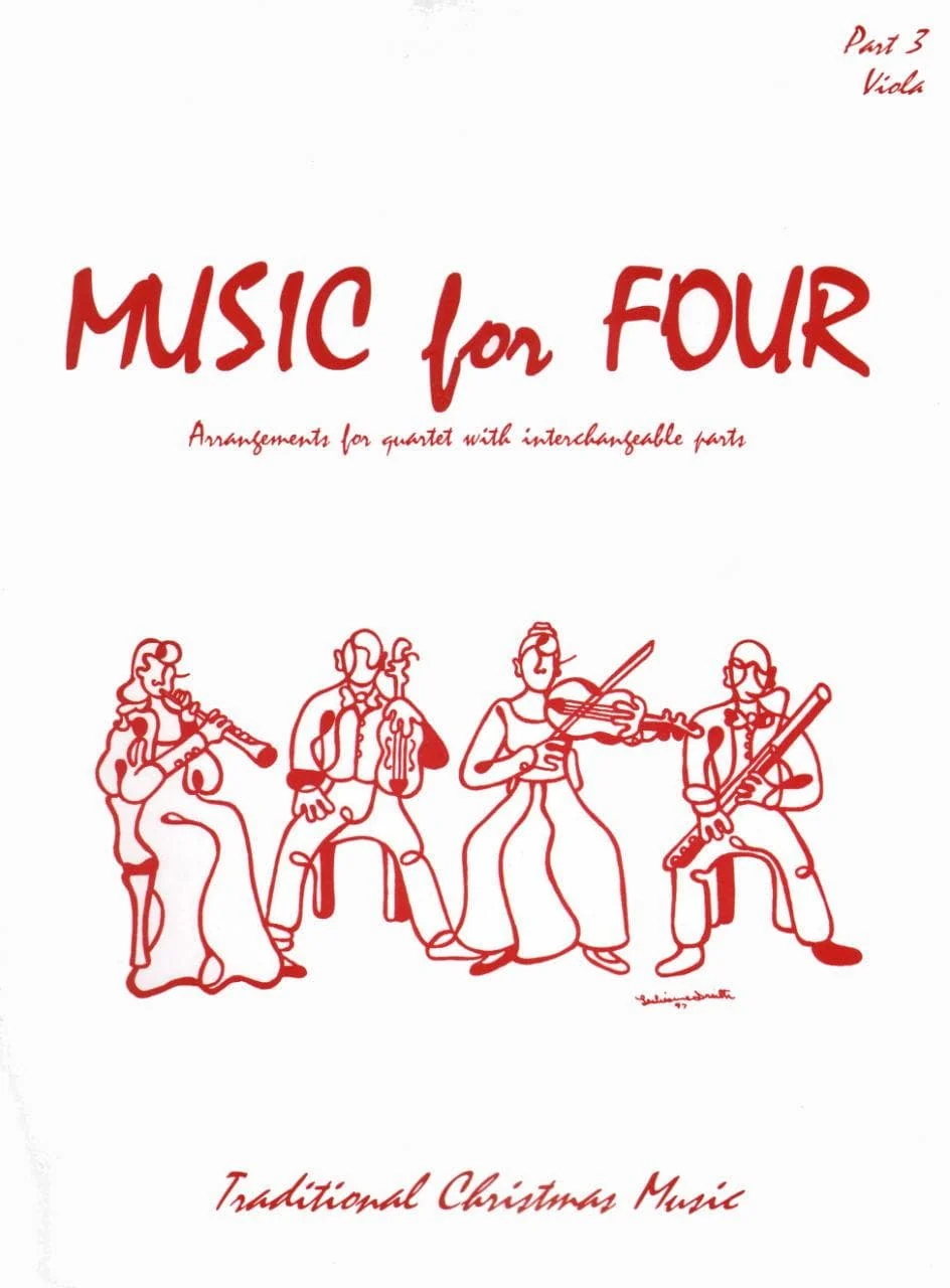 Music for Four: Traditional Christmas Favorites - Part 3 (Viola) - arranged by Daniel Kelley - Last Resort Music