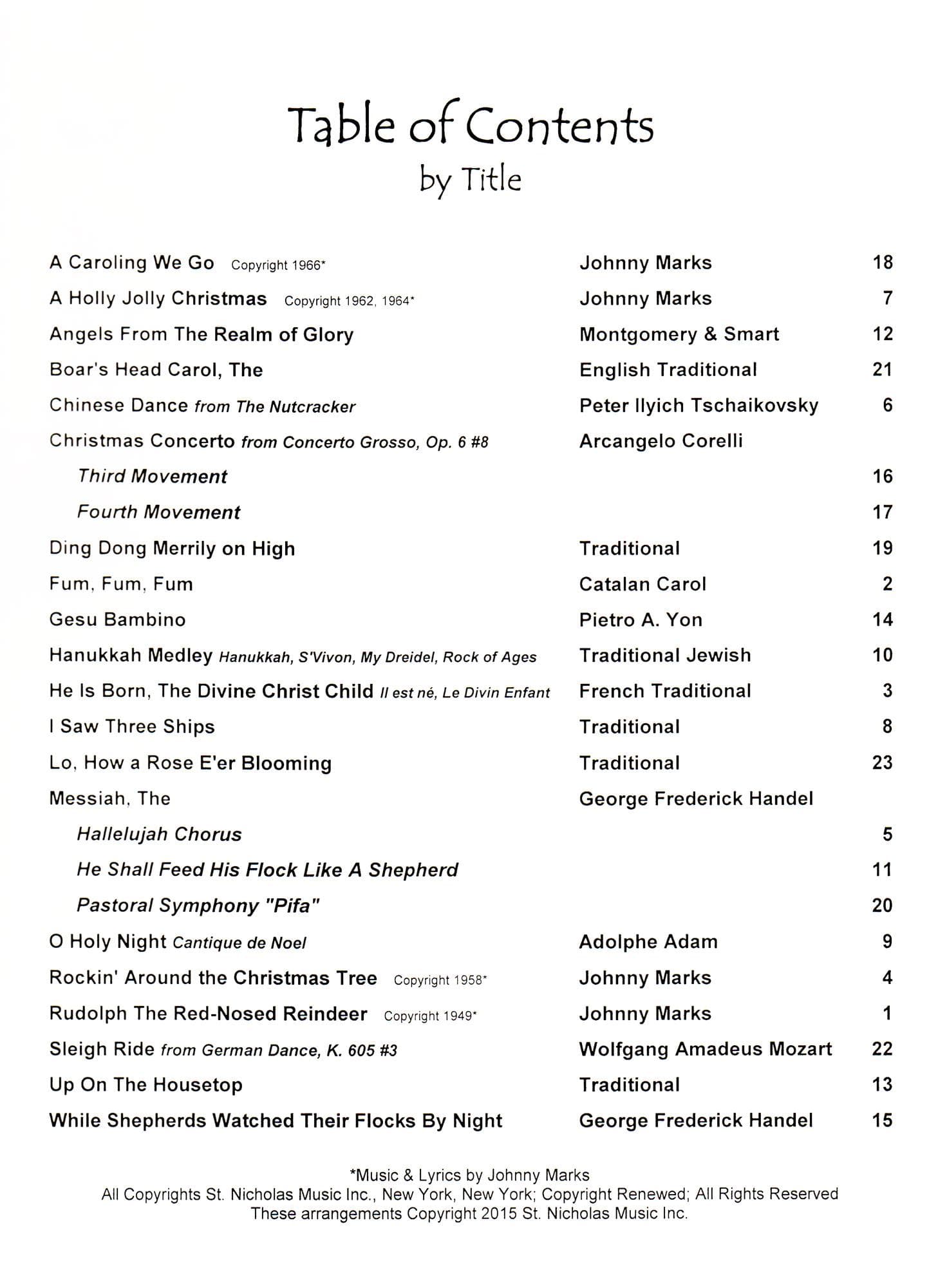Christmas Music for Two - Vol. 2 - Popular and Traditional Holiday Favorites - for Two Violins - Last Resort Music - Image 2