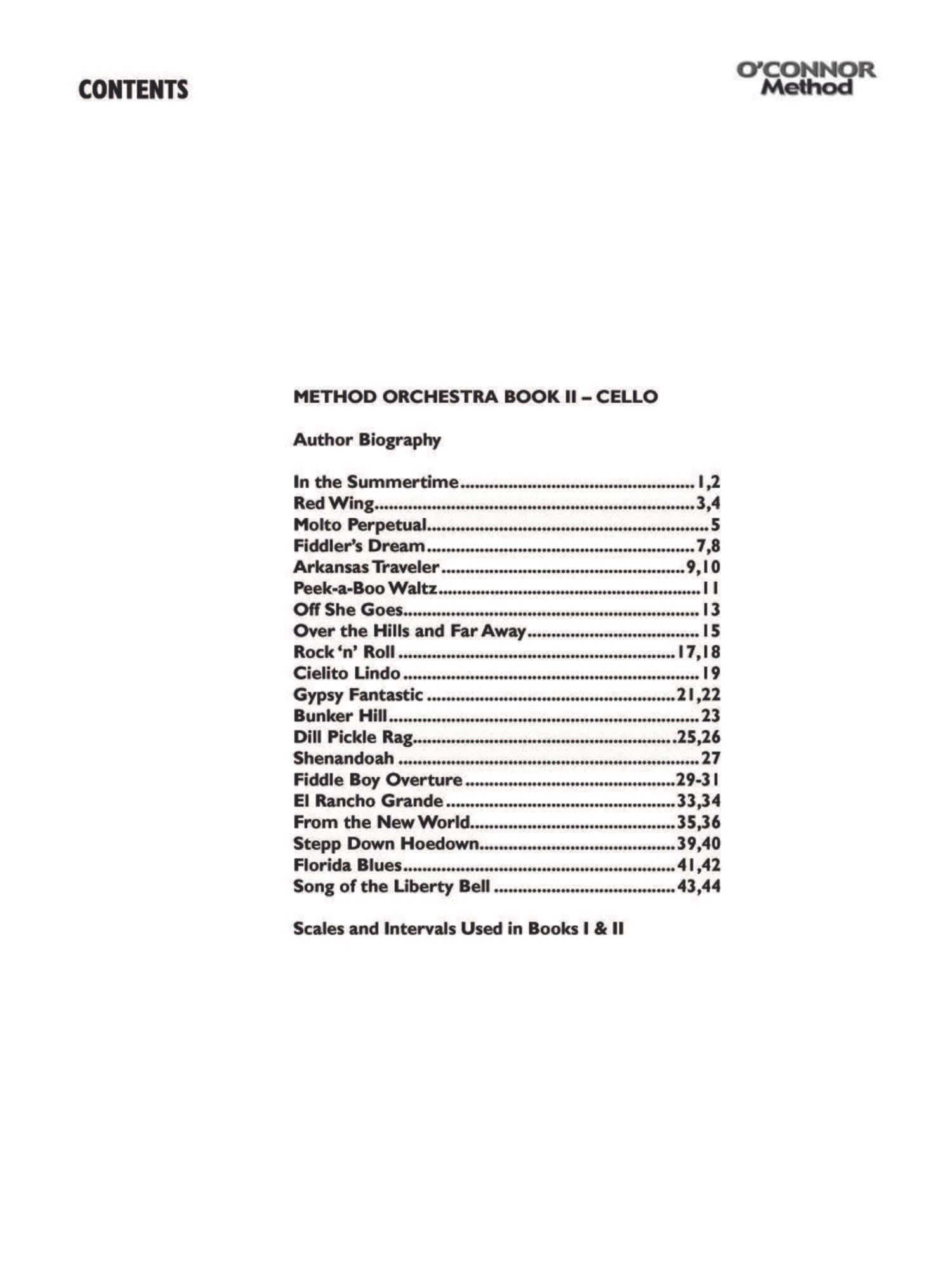 O'Connor Method for Orchestra - Book II - Cello Part - Digital Download - Image 2